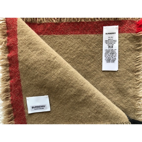 Burberry - Icon Stripe Wool Cashmere Scarf - Picture 11 of 15